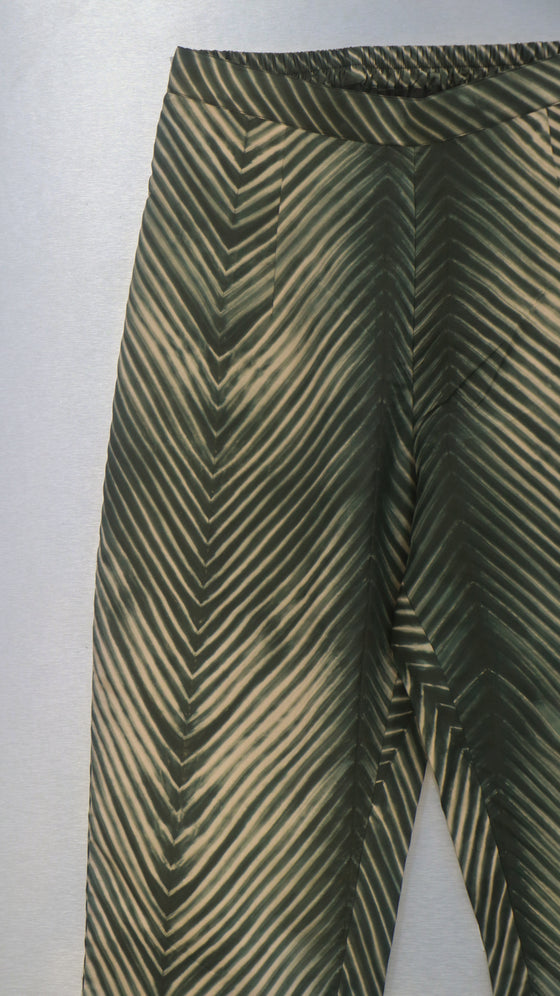 Straight Pant - Beige Black