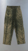 Straight Pant - Beige Black