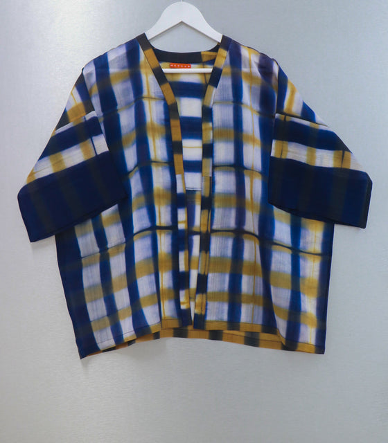 Overlay-Blue/Mustard