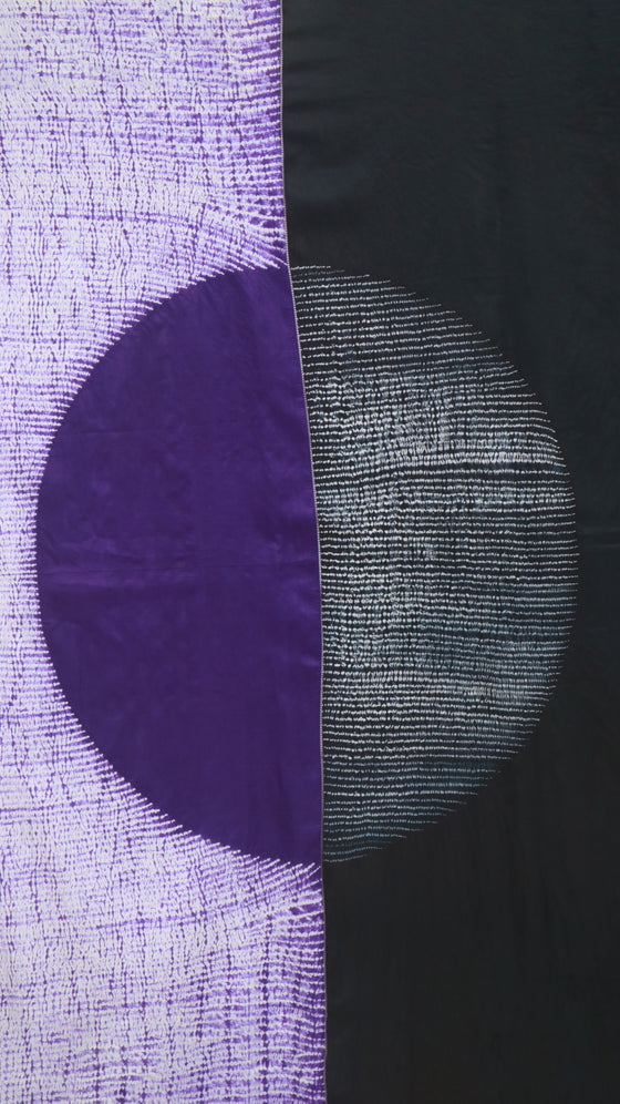Moon Scarf - Purple/Black