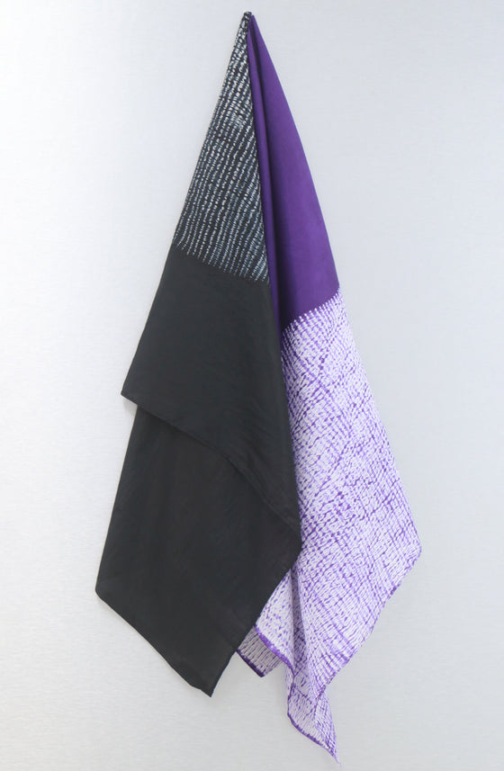 Moon Scarf - Purple/Black