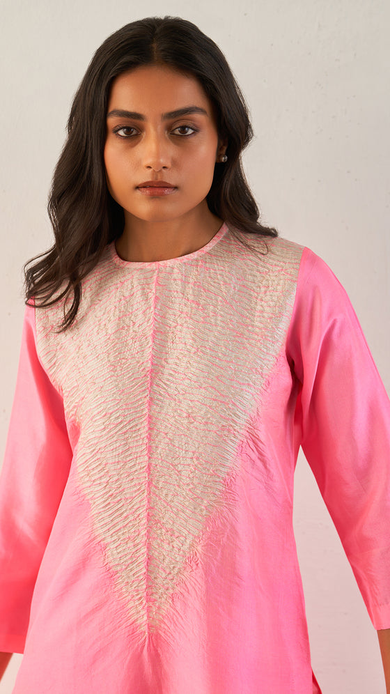 Icicle Kurta - Pink