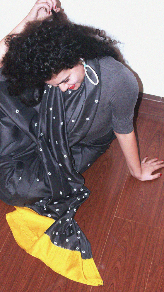 After Rain Saree - Grey