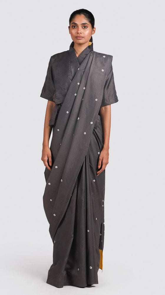 After Rain Saree - Grey