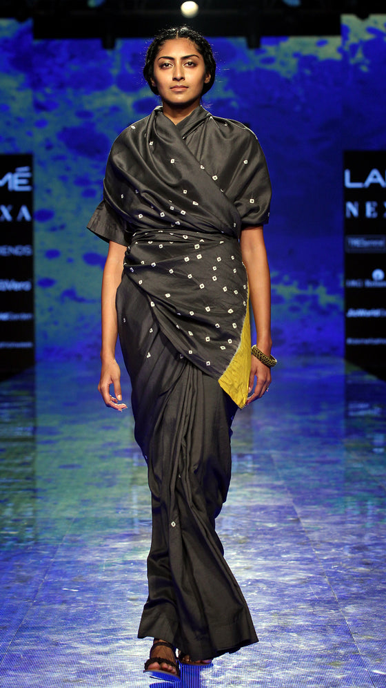 After Rain Saree - Grey