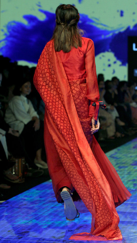 Under the Madder Sky Saree