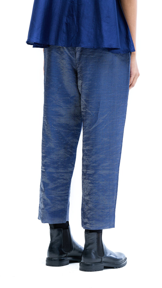 Metallic Pant - Navy