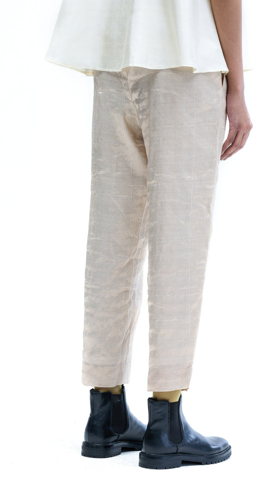 Metallic Pant - Ivory