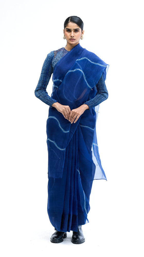 Ore Saree - Navy