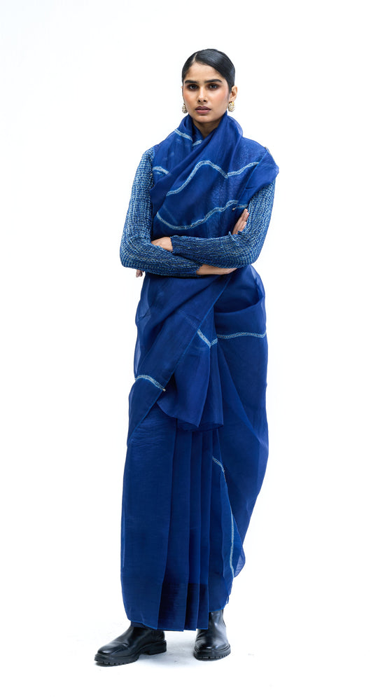 Ore Saree - Navy