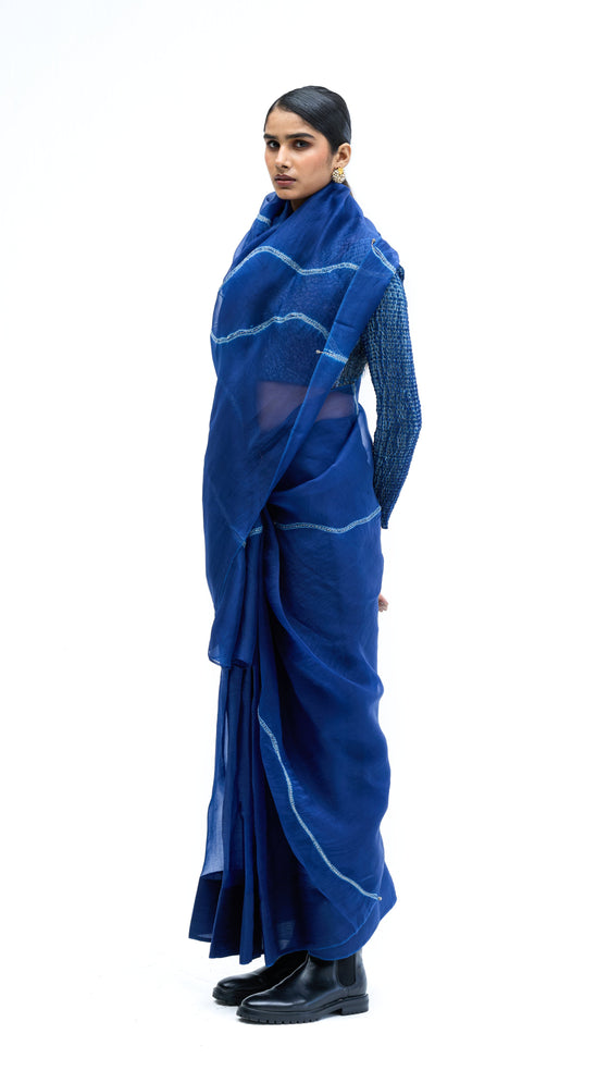 Ore Saree - Navy