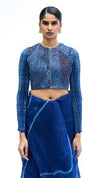 Armour Blouse - Navy