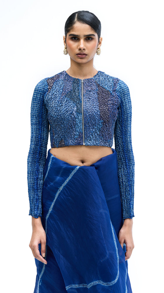 Armour Blouse - Navy