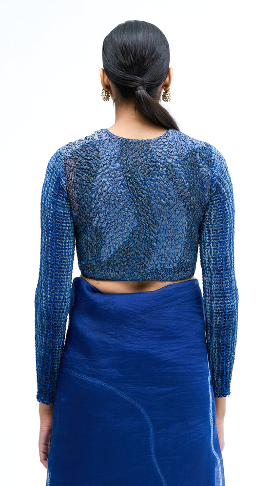 Armour Blouse - Navy