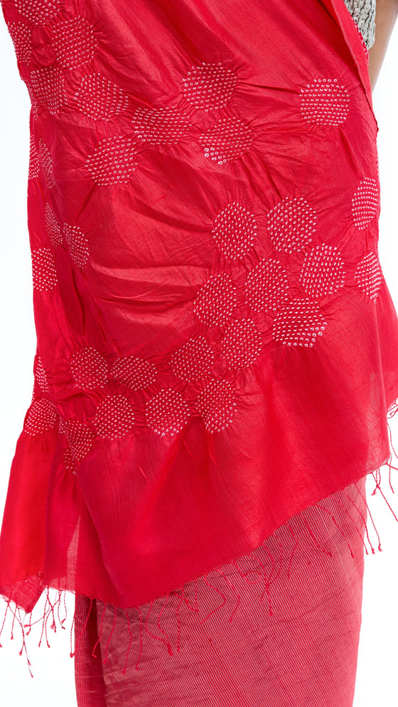 Armour Saree - Red