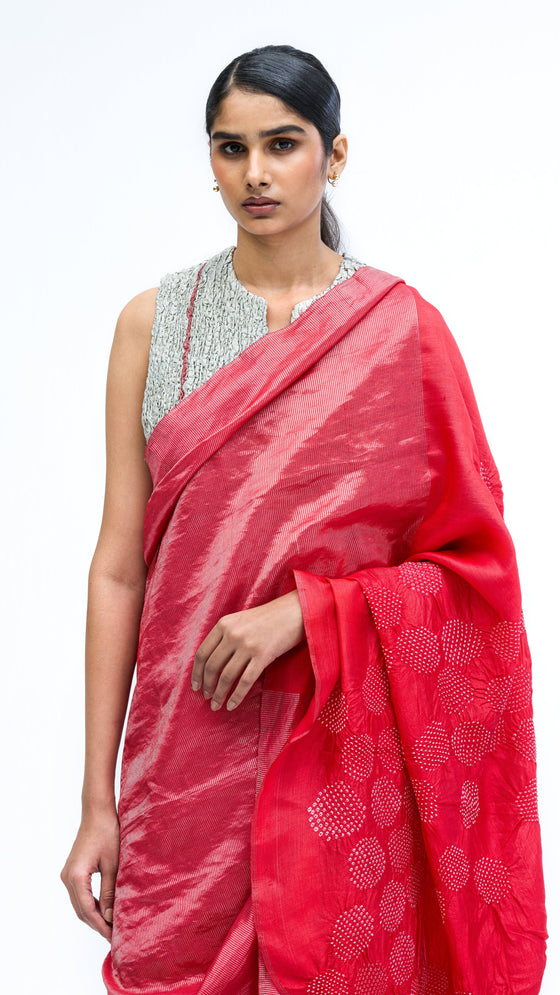 Armour Saree - Red