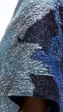  Shifter Saree - Navy-Grey