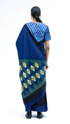 Merge Saree - Indigo