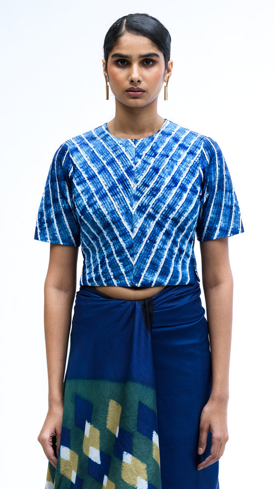 The Valley Blouse - Indigo