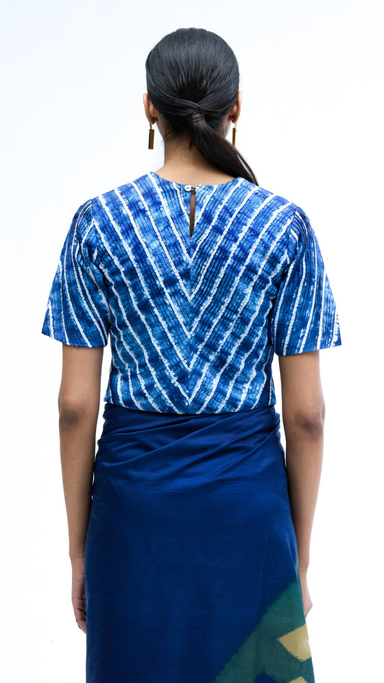 The Valley Blouse - Indigo