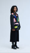 Denim Short Coat Black-Multi