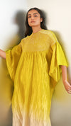 SECTOR KAFTAN - METALLIC LIME