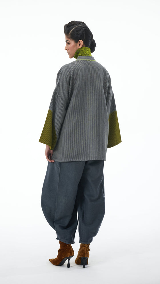 Weaver's Jacket - Grey/Lime