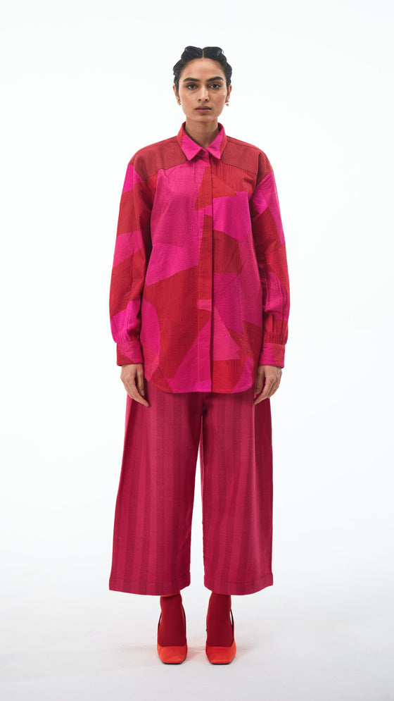 Maker's Shirt - Red/Rani