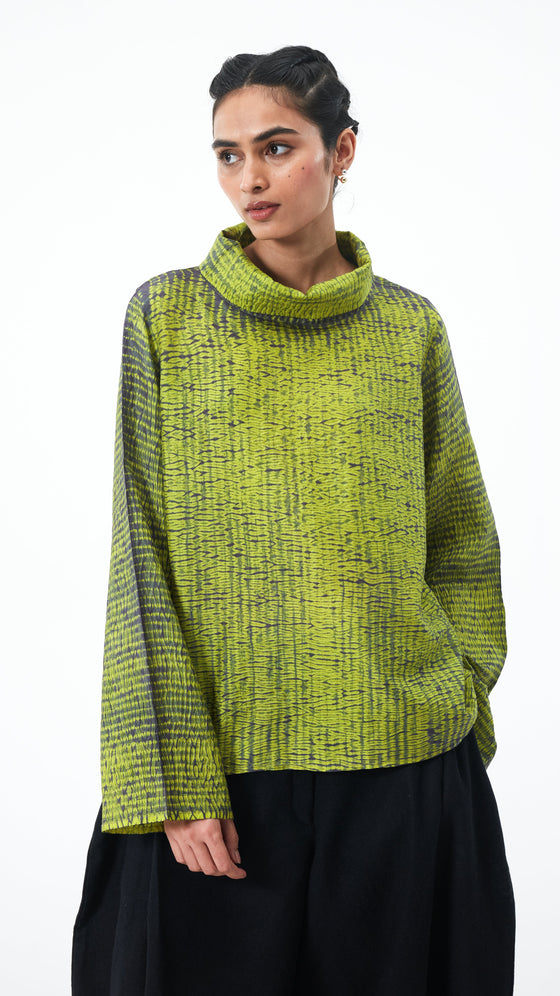 Dyer's Top - Lime/Grey
