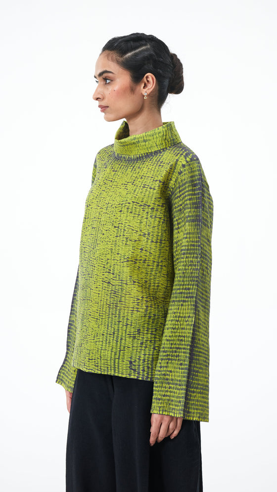 Dyer's Top - Lime/Grey