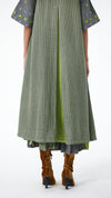 Spinner's Dress - Grey/Lime