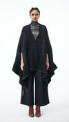 Knitter's Cape - Black