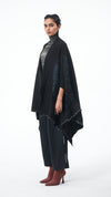 Knitter's Cape - Black