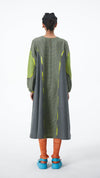Sorter's Dress - Grey/Lime