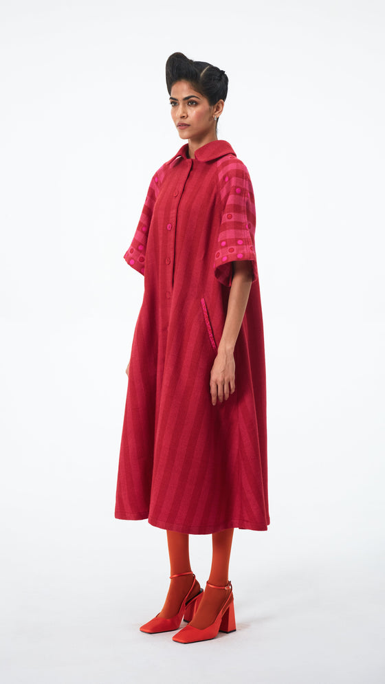 Spinner's Dress - Red/Rani