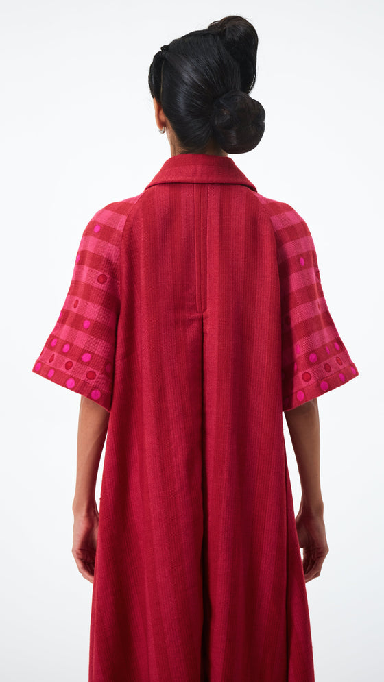 Spinner's Dress - Red/Rani