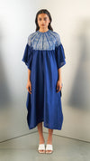 Sector Swirl Kaftan- Navy