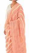 Lateral Saree - Mineral Peach