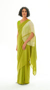 Handsfree Saree - Green Shoot
