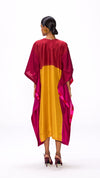 Color Block Kaftan - Red Ochre