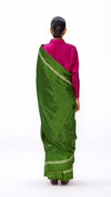 Margin Saree - Cactus