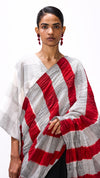 Unrule Saree - Black Red