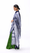 Strokes Saree - Cactus