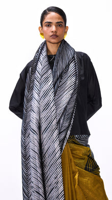 Strokes Saree - Ochre