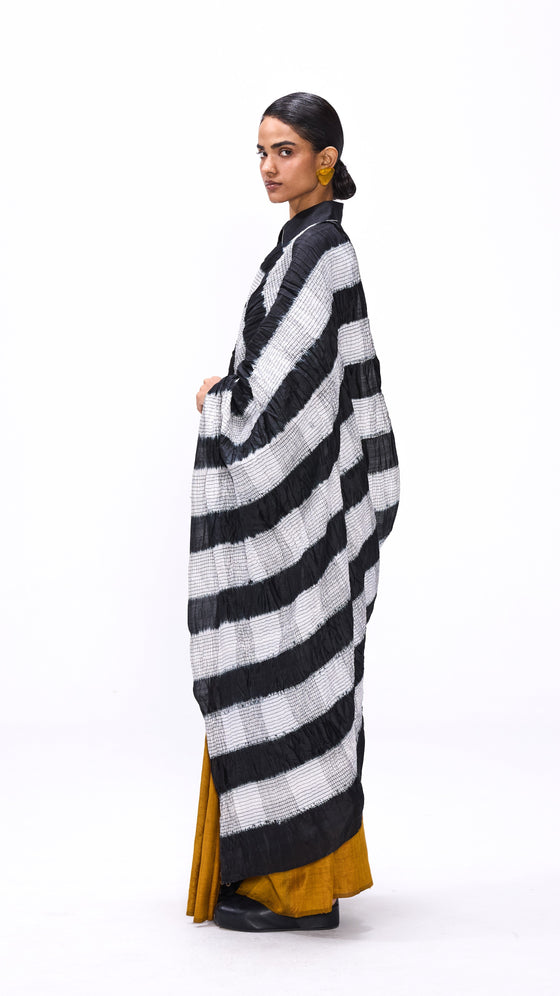 Unrule Saree - Ochre