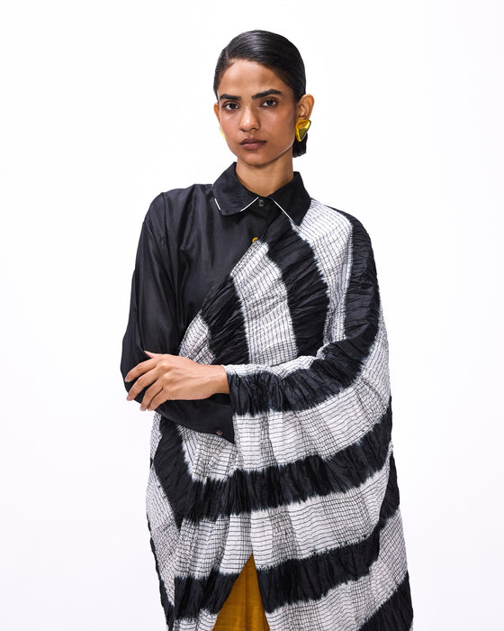 Unrule Saree - Ochre