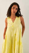 Sorbet Surface Dress-Lime