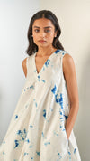 Sorbet Surface Dress-Navy