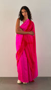 Stream Saree - Red/Rani