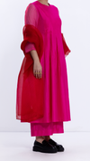 Shore Dupatta - Rani/Red